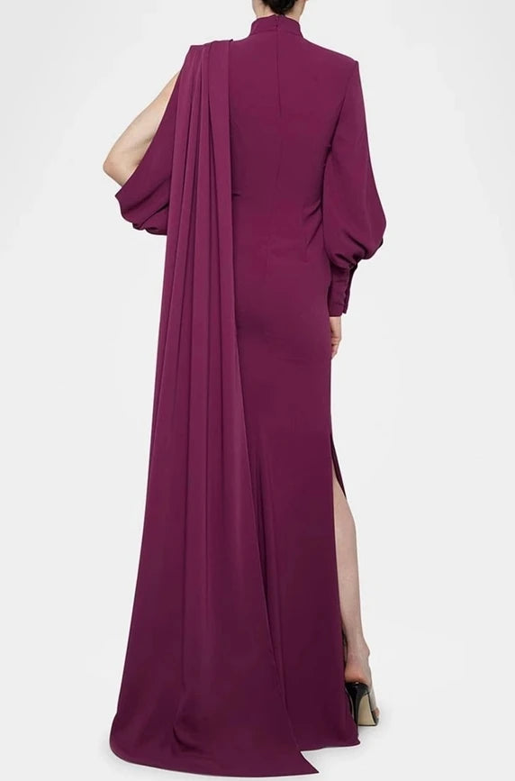 Women's Long Dresses Fashion Sexy Round Neck Design Slim Fit High Waist Hip Hugging Long Sleeved Long Dresses