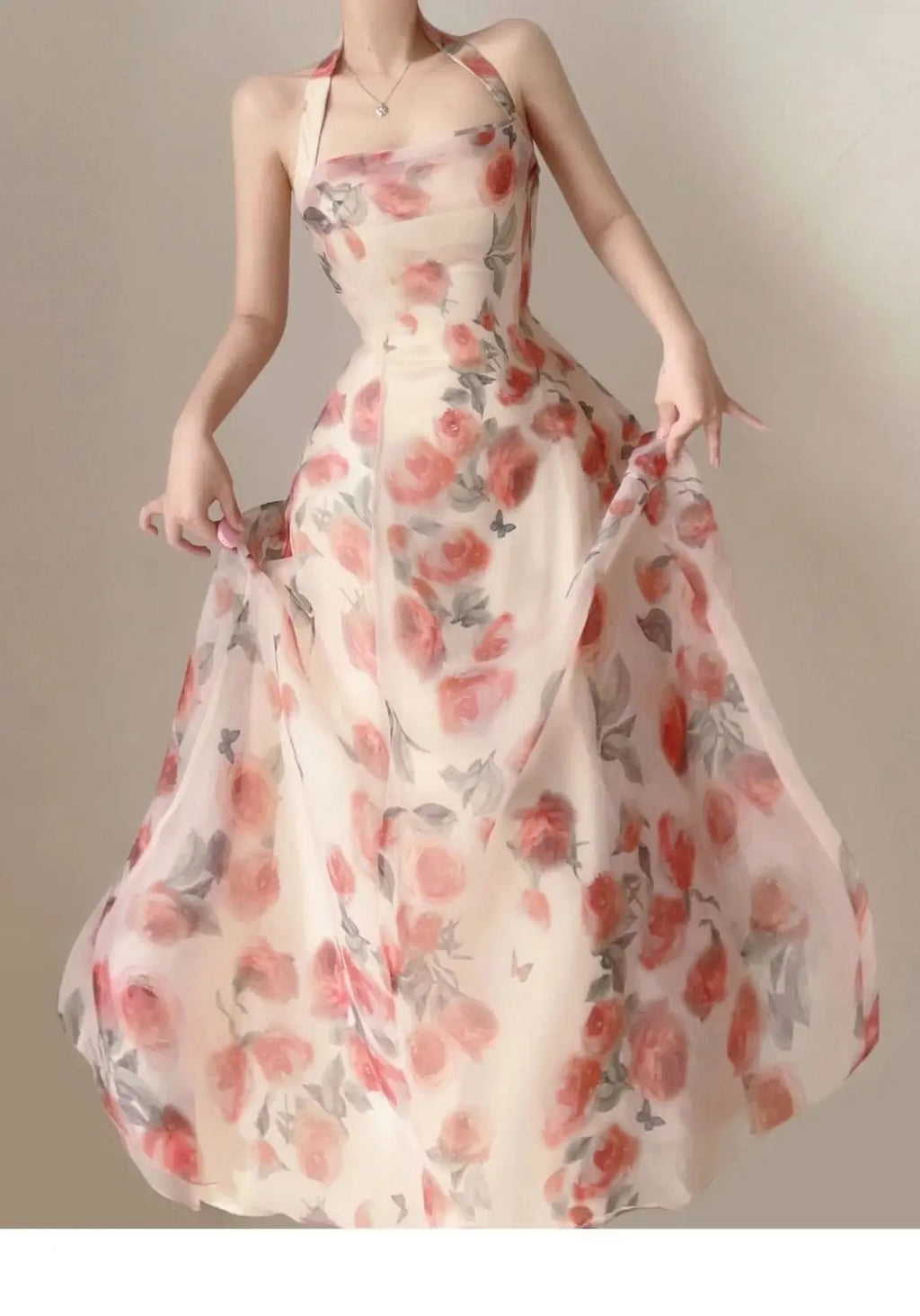 Long Dresses Womens Clothing French Elegant Party Dressess Female 2025 Summer New Fashion Versatile Beach Style Evening Dresses